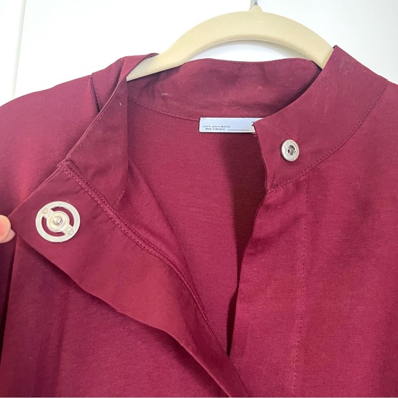 ZARA BALLOON SLEEVES MAROON TOP SIZE SMALL ( PRE LOVED) - Picture 6 of 11